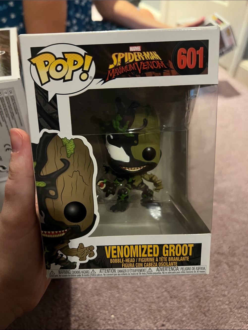 Funko Pop! Venomized Groot #601 - Black Green Brown